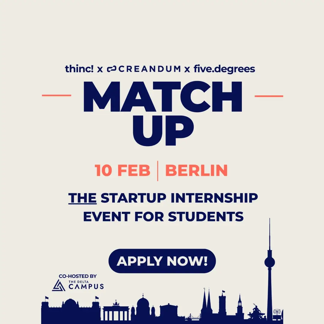 Dicscover Internship at thinc! MATCHUP